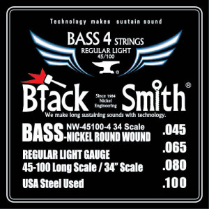 BLACKSMITH BASS 4  STRINGS 0.45-0.100 34" SCALE STANDARD