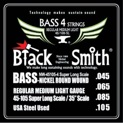 BLACKSMITH BASS 4  STRINGS 0.45-0.105 35" SCALE STANDARD