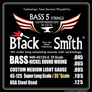 BLACKSMITH BASS 5 STRINGS 0.45-0.125 35" SCALE STANDARD