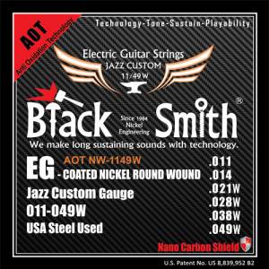 BLACKSMITH GUITAR  STRINGS 11-49W AOT