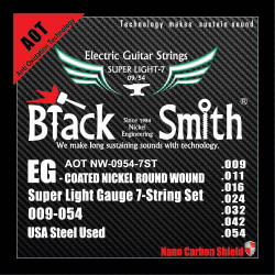 BLACKSMITH GUITAR  STRINGS 09-54 AOT 7 STRINGS