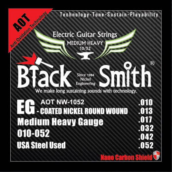 BLACKSMITH GUITAR  STRINGS 10-52 AOT