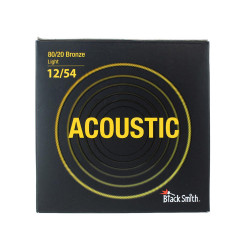 BLACKSMITH ACOUSTIC GUITAR STRINGS 12-54 - 80/20 BRONZE - LIGHT