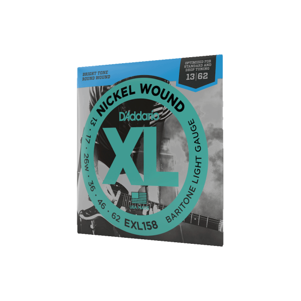 D'ADDARIO XL 13-62 LIGHT BARITONE ELECTRIC GUITAR STRINGS