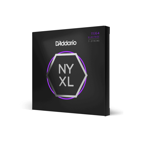 D'ADDARIO NYXL 11-64 MEDIUM 7-STRING ELECTRIC GUITAR STRINGS