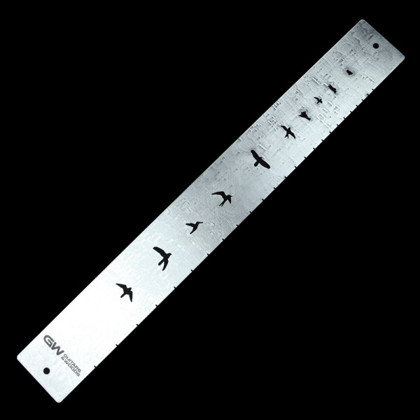 FRET SCALE TEMPLATES WITH 1.2MM PIN SLOTS