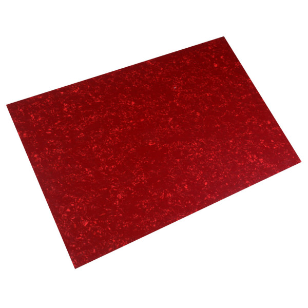 RED PEARL 3-PLY PICKGUARD BLANK