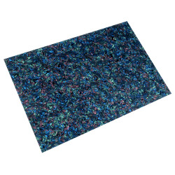 ABALONE SHELL 3-PLY PICKGUARD BLANK