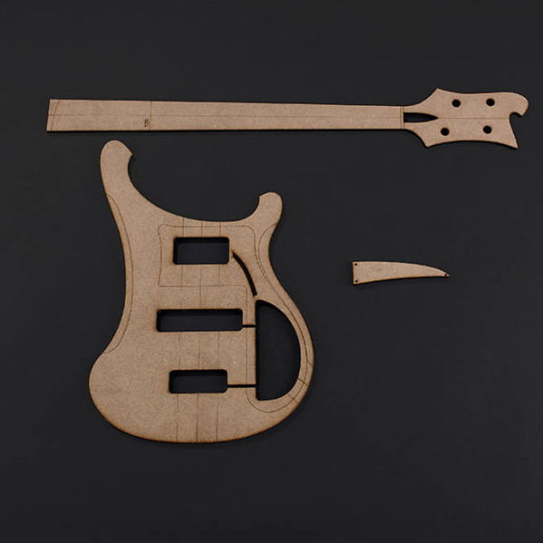 RICKENBACKER BASS STYLE MDF TEMPLATES