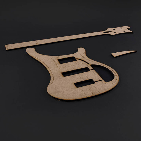 RICKENBACKER BASS STYLE MDF TEMPLATES