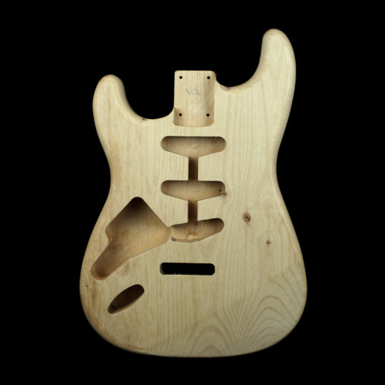 STRAT STYLE BODY RED ALDER - 3 PIECE - LEFT HANDED - UNSANDED & UNFINISHED #1 STRAT STYLE BODY RED ALDER - 3 PIECE - LEFT HANDED - UNSANDED & UNFINISHED #1