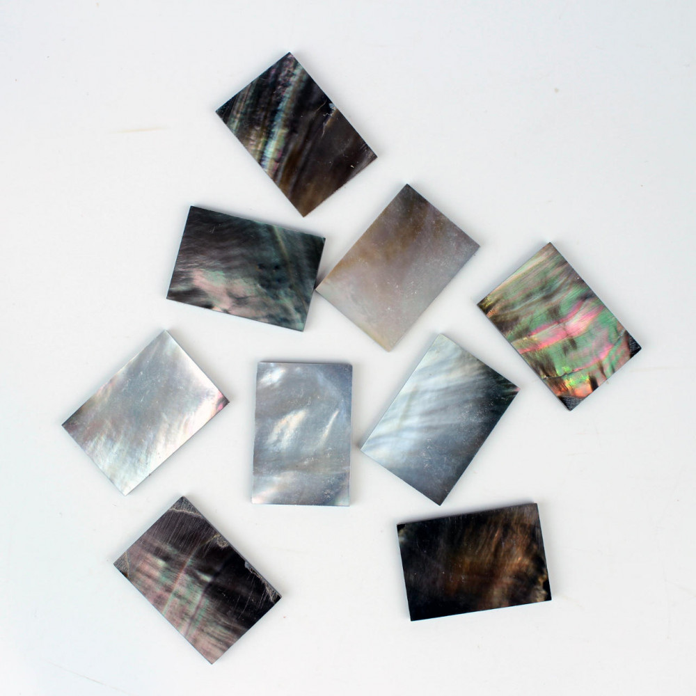 REAL BLACK MOTHER OF PEARL INLAY BLANKS