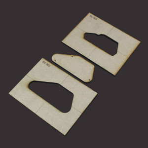 MDF GENERIC BACKPLATES TEMPLATES FOR MODEL BC003