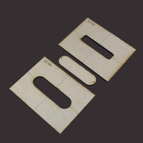 MDF GENERIC BACKPLATES TEMPLATES FOR MODEL BC004