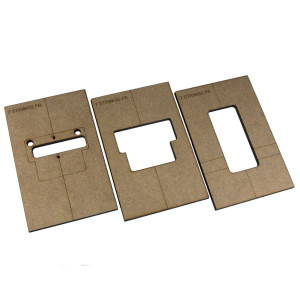 MDF FLOYD ROSE 7 STRINGS ROUTER TEMPLATE SET