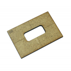 MDF GOTOH BB04 9V BATTERY ROUTER TEMPLATE 