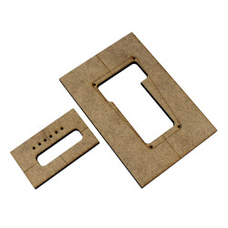 MDF PRSS TREMOLO ROUTER TEMPLATE - SET OF 2