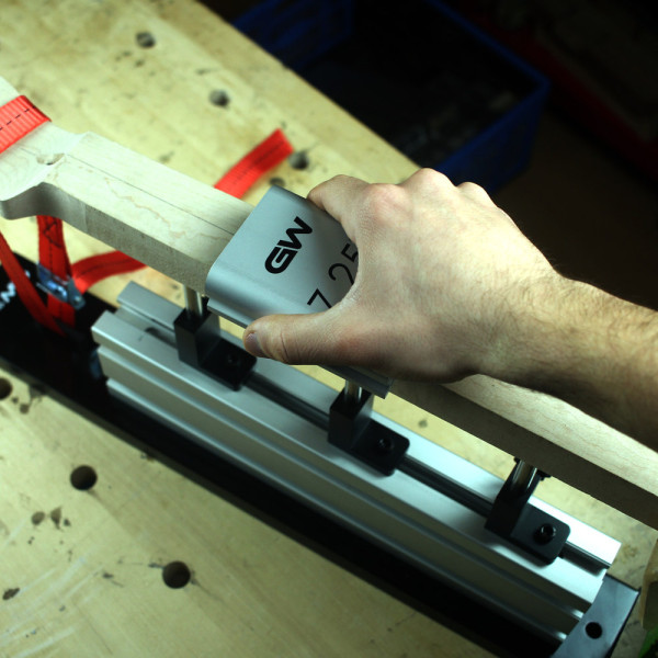 100MM ALUMINIUM RADIUS SANDING BEAMS FOR FRETBOARD