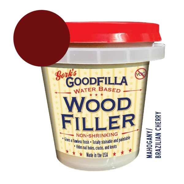 GOODFILLA MAHOGANY/BR. CHERRY - 4FL/OZ WOODFILLER GOODFILLA MAHOGANY/BR. CHERRY - 4FL/OZ WOODFILLER