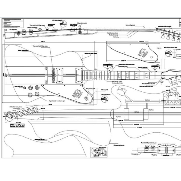 GUITAR AND BASS PLANS - FIREBIRD