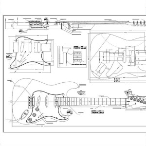GUITAR AND BASS PLANS - STRATOCASTER