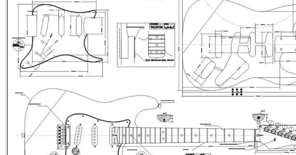 GUITAR AND BASS PLANS - STRATOCASTER