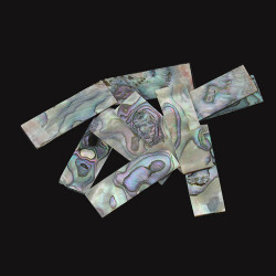 ABALONE NATURAL SHELL FOR INLAYING - SET OF 10