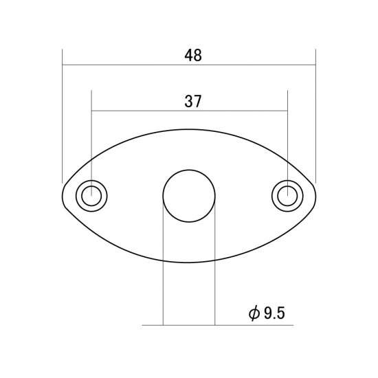 GOTOH  JACK PLATE JCB2 - NICKEL