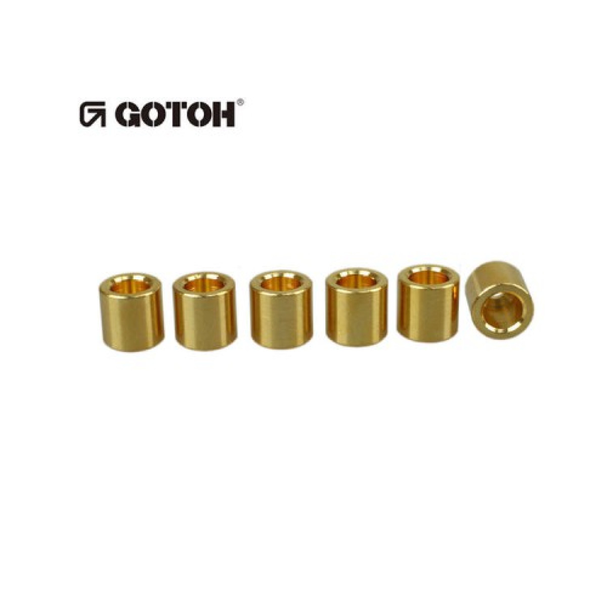 GOTOH FERRULES FOR TELE GOLD SET 6