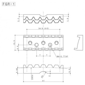 GOTOH FLOYD ROSE FGR-1 LOCKING NUT 41MM BOLT TYPE - BLACK