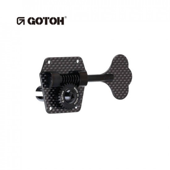 GOTOH CBT-01 BASS SET TUNERS 2R2L CARBON GOTOH CBT-01 BASS SET TUNERS 2R2L CARBON