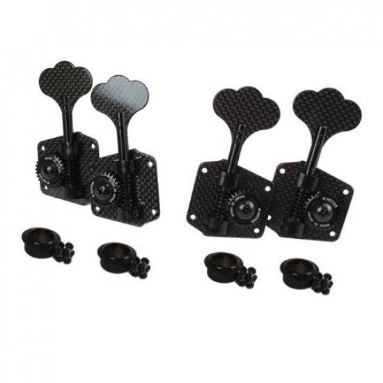 GOTOH CBT-01 BASS SET TUNERS 2R2L CARBON GOTOH CBT-01 BASS SET TUNERS 2R2L CARBON