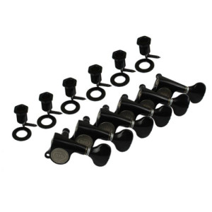 GOTOH SGS510Z-S5 TUNERS BLACK 6 IN LINE