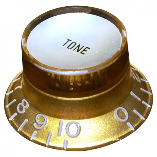 BELL KNOB TONE GOLD - INCH SIZE