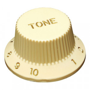 STRAT KNOB TONE CREAM - INCH SIZE