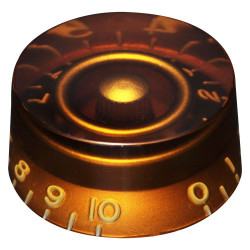 SPEED DIAL KNOB AMBER - INCH SIZE