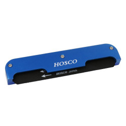 HOSCO 012-054 BLACK NUT FILES WITH MAG-HOLDER FOR ACOUSTIC GUITARS  - SET OF 6