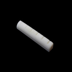 BONE NUT FOR ACOUSTIC SLOTTED 6 STRING 43x9x6mm