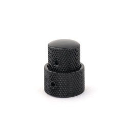 METAL CONCENTRIC STACKED KNOB - BLACK