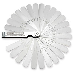 IMPERIAL FEELER GAUGE (26PCS WITH ROUNDED TIPS)