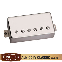 TONERIDER HUMBUCKER ALNICO4 CLASSICS BRIDGE NICKEL
