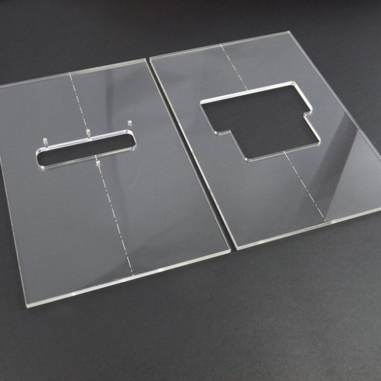 ACRYLIC FLOYD ROSE ROUTER TEMPLATE SET ACRYLIC FLOYD ROSE ROUTER TEMPLATE SET