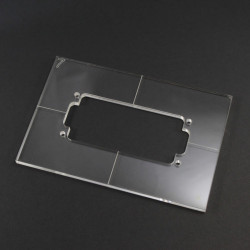 ACRYLIC ROUTER TEMPLATE FOR 7 STRING HUMBUCKERS