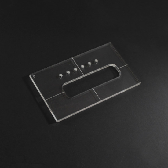 ACRYLIC PRSS TREMOLO ROUTER TEMPLATE - SET OF 2