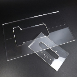 ACRYLIC STRAT TREMOLO ROUTER TEMPLATE - SET OF 2