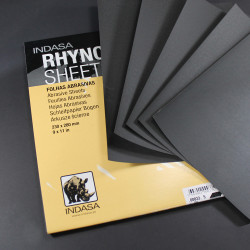 5x RHYNOWET PLUS LINE SANDING PAPER 1200 GRIT