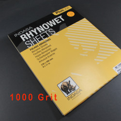 PACK OF 25x RHYNOWET PLUS LINE SANDING PAPER 1000 GRIT