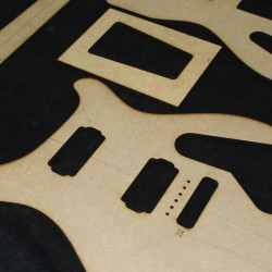 PRSS STYLE MDF TEMPLATES 22 FRETS