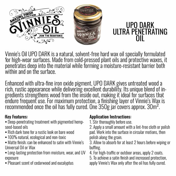 VINNIE'S OIL FINISHING SERIES