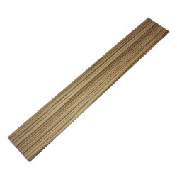 ZEBRANO FINGERBOARD/FRETBOARD BLANK FOR BASS 100MM